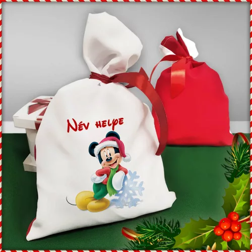 Mikulás_zsák_Neves_mikulás_zsákMickey_zsák_saját_névvel