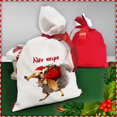 Mikulás_zsák_Neves_mikulás_zsák_Scrat_figurás