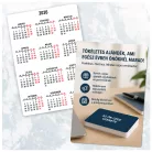 Kártya naptár csomag - Egyedi hátlappal