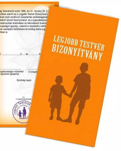 Vicces_bizonyítvány_Ajándék_testvérnek_
