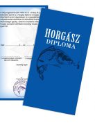 Vicces bizonyítvány_Horgász diploma