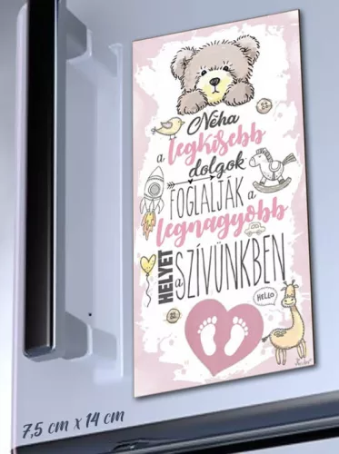 Ajándék_babalátogatásra_Hűtőmágnes_Babaváró_ajándék