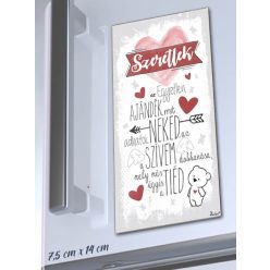 Valentin_napi_ajándék_Hűtőmágnes_szeretelek_felirattal