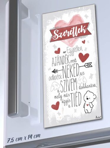 Valentin_napi_ajándék_Hűtőmágnes_szeretelek_felirattal