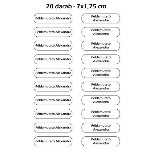 Öntapadós_név_matrica_Név_címke_Több_méretű_matrica