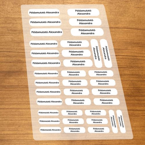 Felvasalható_név_matrica_Név_címke_Több_méretű_matrica