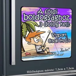 Legjobb_Horgász_hűtőmágnes_Ajándék_horgászoknak