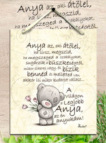 Ajándék_anyák_napjára_Falikép_-_Legjobb_Anya_