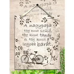 Ajándék_nagyszülőknek_Falikép_nagypapáknak_