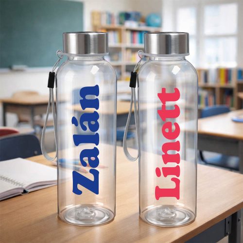 Egyedi neves ökokulacs - Névre szóló műanyag palack