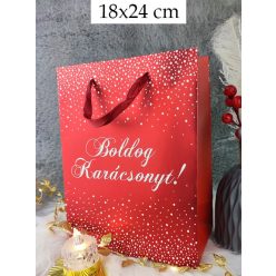 Boldog_Karácsonyt_dísztáska_Karácsonyi_feliratos_dísztáska