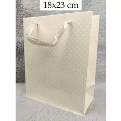 Krém_színű_ajándéktáska_Apró_pöttyös_