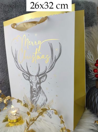 Karácsonyi_ajándéktasak_Szarvassal_