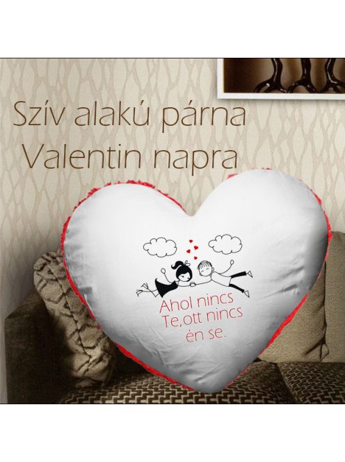 Szív párna Valentin napra Webshop