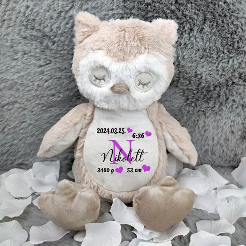 Baba_emlékőrző_ajándék_Plüss_bagoly_