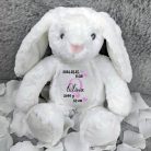 Baba_emlékőrző_ajándék_Plüss_fehér_nyuszi_