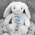Baba_emlékőrző_ajándék_Plüss_fehér_nyuszi_