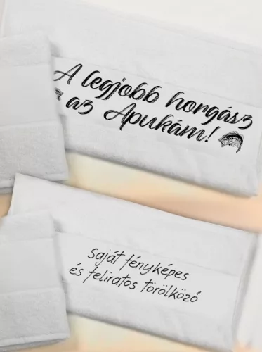 Egyedi_törölköző_Fotós,_feliratos_törölköző_