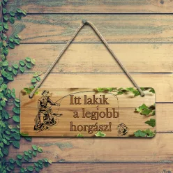 Ajtódísz_Ajándék_horgásznak_