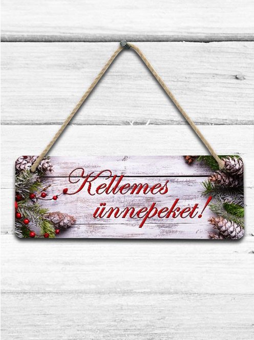 Ajtódísz karácsonyra_Kellemes Ünnepeket_ Webshop