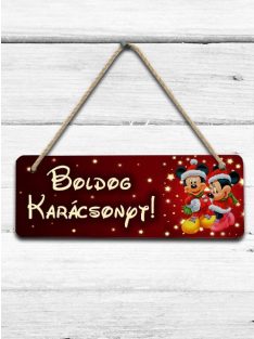 Mesefigurás ajtódísz_Boldog Karácsonyt Webshop