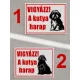 Egyedi_tábla_Vigyázz_a_kutya_harap_