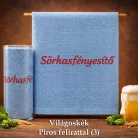 Hímzett törölköző - Sörhasfényesítő