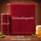 Hímzett törölköző - Sörhasfényesítő