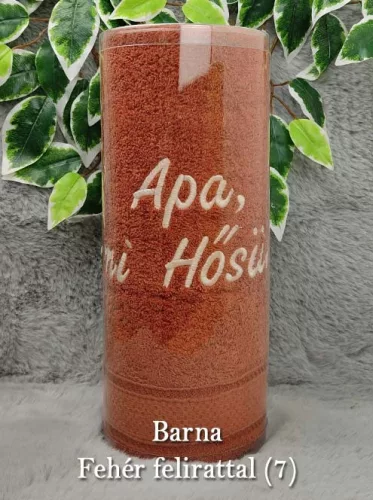 Apás_ajándék_Hímzett_törölköző_apák_napjára_