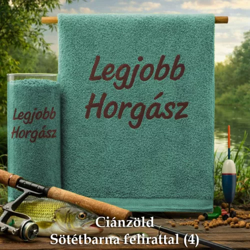 Horgász_ajándék_Halas_törölköző_Legjobb_horgász