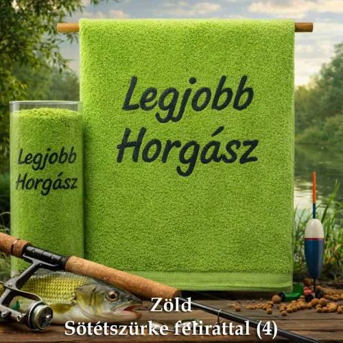 Horgász_ajándék_Halas_törölköző_Legjobb_horgász