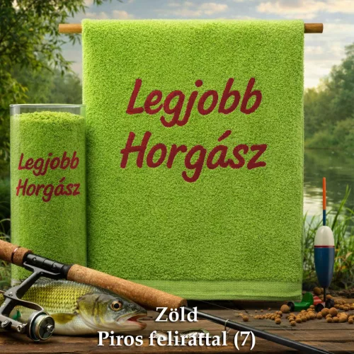 Horgász_ajándék_Halas_törölköző_Legjobb_horgász