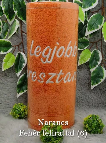 Legjobb_keresztanya_törölköző_Ajándék_keresztszülőnek_
