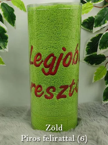 Ajándék_keresztszülőknek_Ajándék_törölköző_keresztapának_