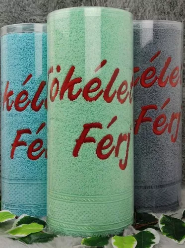 Ajándék_Férjnek_Tökéletes_Férj_törölköző_