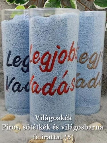 Ajándék_vadásznak_Legjobb_Vadász_törölköző_