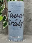 Tavak_Királya_Hímzett_törölköző_