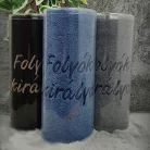 Folyók_Királya_feliratos_Hímzett_törölköző_