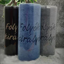 Folyók_Királya_feliratos_Hímzett_törölköző_