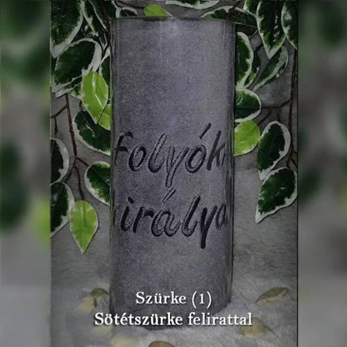 Folyók_Királya_feliratos_Hímzett_törölköző_