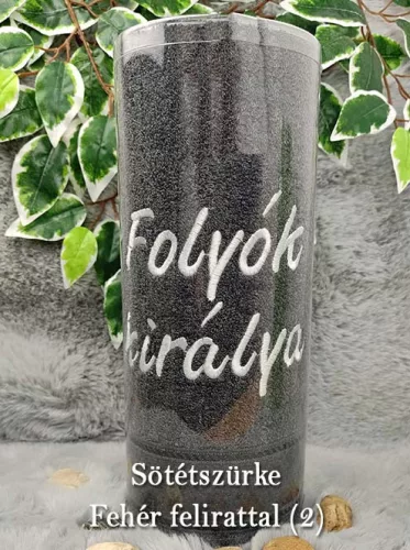 Folyók_Királya_feliratos_Hímzett_törölköző_