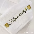 Folyók_Királya_törölköző_Ajándék_Horgásznak_