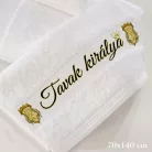 Tavak_Királya_törölköző_Ajándék_Horgásznak_