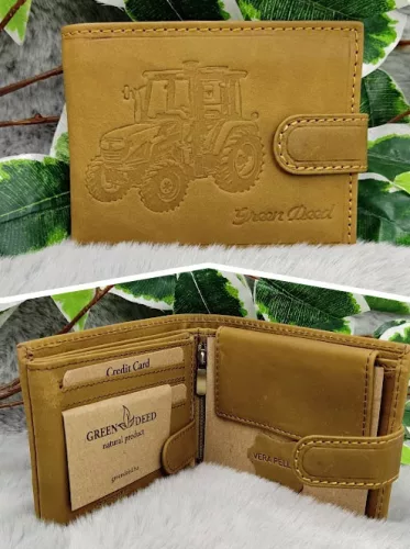 Ajándék_traktorosoknak_Traktor_mintás_bőr_pénztárca_
