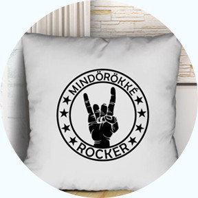 Ajándék párna zenészeknek, rajongóknak