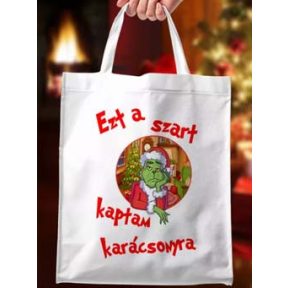 Karácsonyi vászontáskák