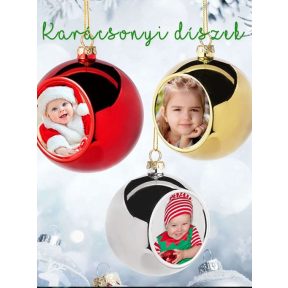 Egyedi karácsonyfa díszek