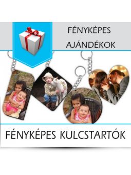 Fényképes kulcstartó